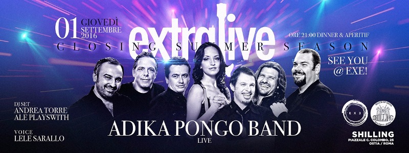 Shilling Ostia - Giovedì 1 Settembre 2016 - Adika Pongo Band