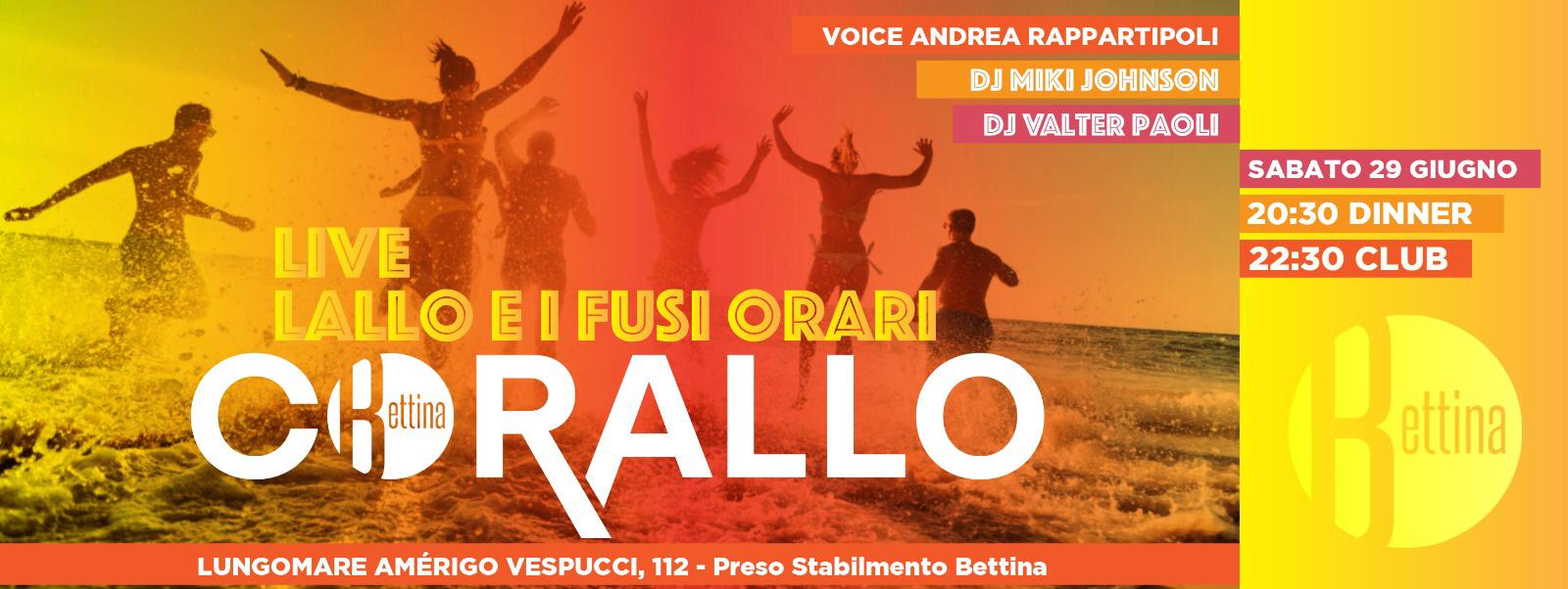 Corallo Ostia Sabato 29 Giugno 2019