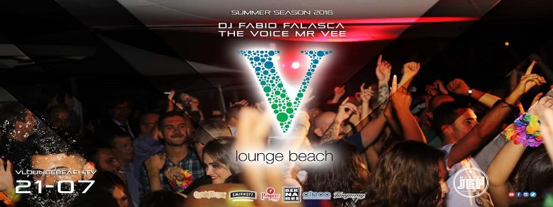 V Lounge Ostia - Giovedi 21 Luglio 2016 - Aperitivo Live Discoteca